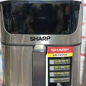 Sharp MJ-239 Digital Air Fryer – 8L Capacity, 90% Fat-Free Cooking, 80–200°C Control