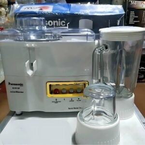 Panasonic 3-in-1 Juicer with Glass Jug – Safety Switch, Multi-Function Juice Extractor