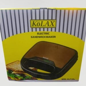 Kolax Deep Fill Electric Sandwich Maker – 2 Portion, Non-Stick Plates | JT-540AZ