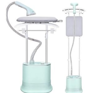 Professional Double Stand Garment Steamer – 2000W with Big Nozzle, Easy to Use & Clean