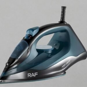 Raf R-1320B Electric Steam Iron – 1200W Power, 200ml Tank, Vertical Steaming Function