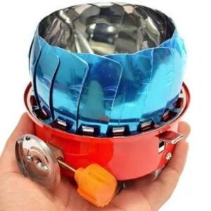 Mini Foldable Gas Stove – Windproof Portable Stove for Camping, Picnic & Outdoor Cooking