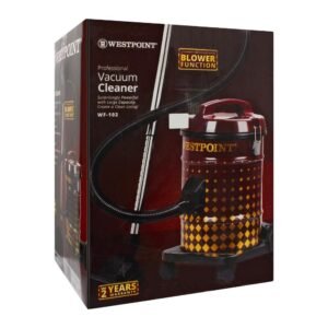Westpoint WF-102 Deluxe Vacuum Cleaner – High Suction Power with Extra-Large Capacity for Deep Home Cleaning
